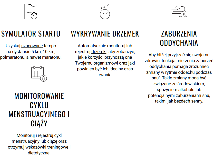 Zegarek GARMIN Forerunner 165 Black/Slate Grey garmin_forerunner_funkcje3