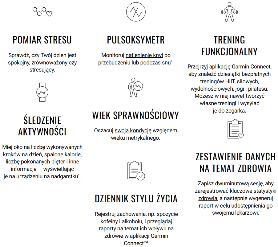 Zegarek GARMIN Forerunner 165 Black/Slate Grey garmin_forerunner_funkcje5