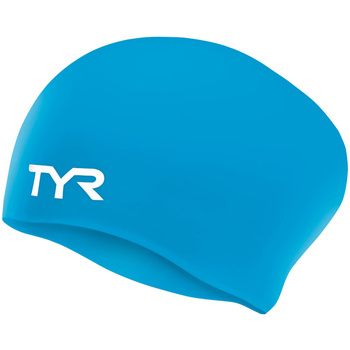TYR Czepek Wrinkle Free Long Hair Cap Blue