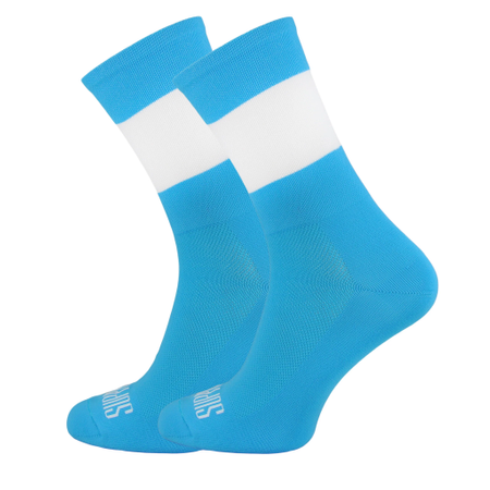 Skarpetki kolarskie SUPPORT SPORT Block Blue