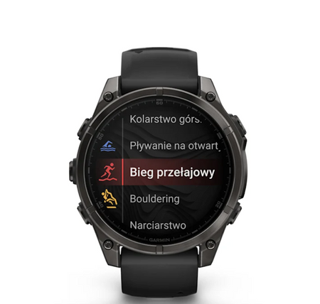 Zegarek GARMIN Fenix 8 47mm Amoled Saphire Carbon