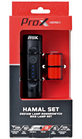 Zestaw lamp prox hamal set 600lm + zeta s 80lm usb
