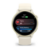 Zegarek GARMIN Vivoactive 6 Bone/Lunar Gold