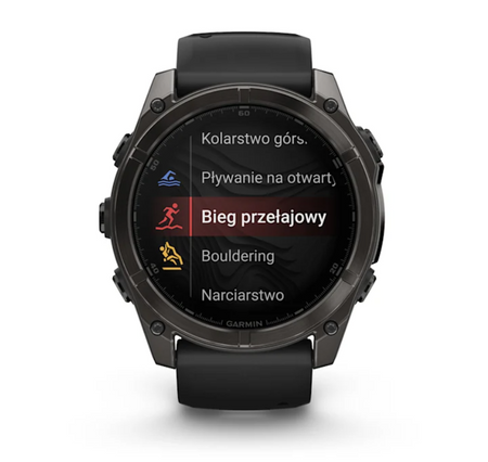 Zegarek GARMIN Fenix 8 51mm Amoled Saphire Carbon