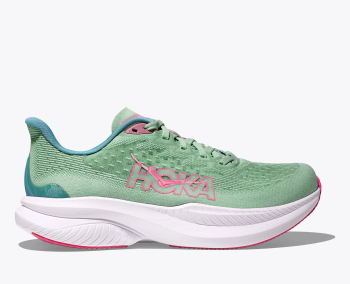 Buty HOKA Mach 6 jadeite/alpine blue damskie
